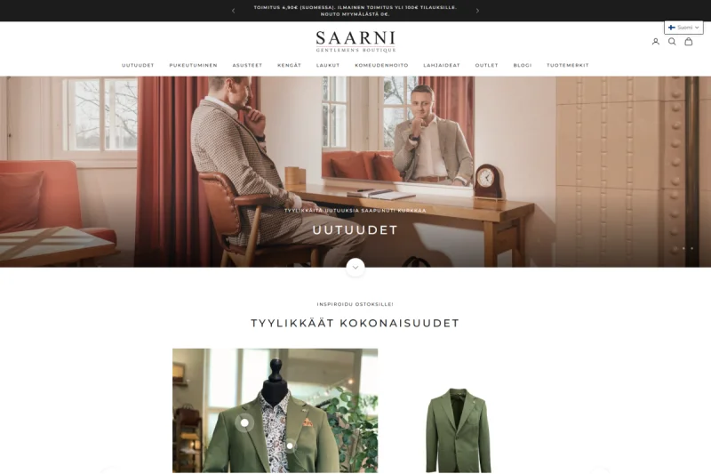 Saarni - Gentlemens Boutique